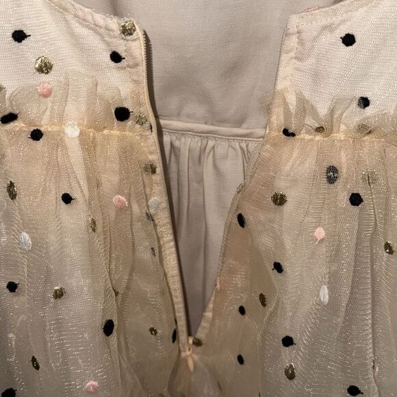 NWT 400.00 ATOIR Blush Embroidered Tulle Miss Polly Dress NWT Size XS /6 - Picture 11 of 14